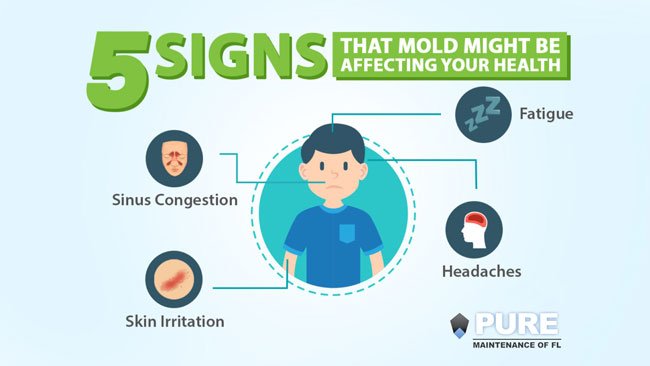mold symptoms in body